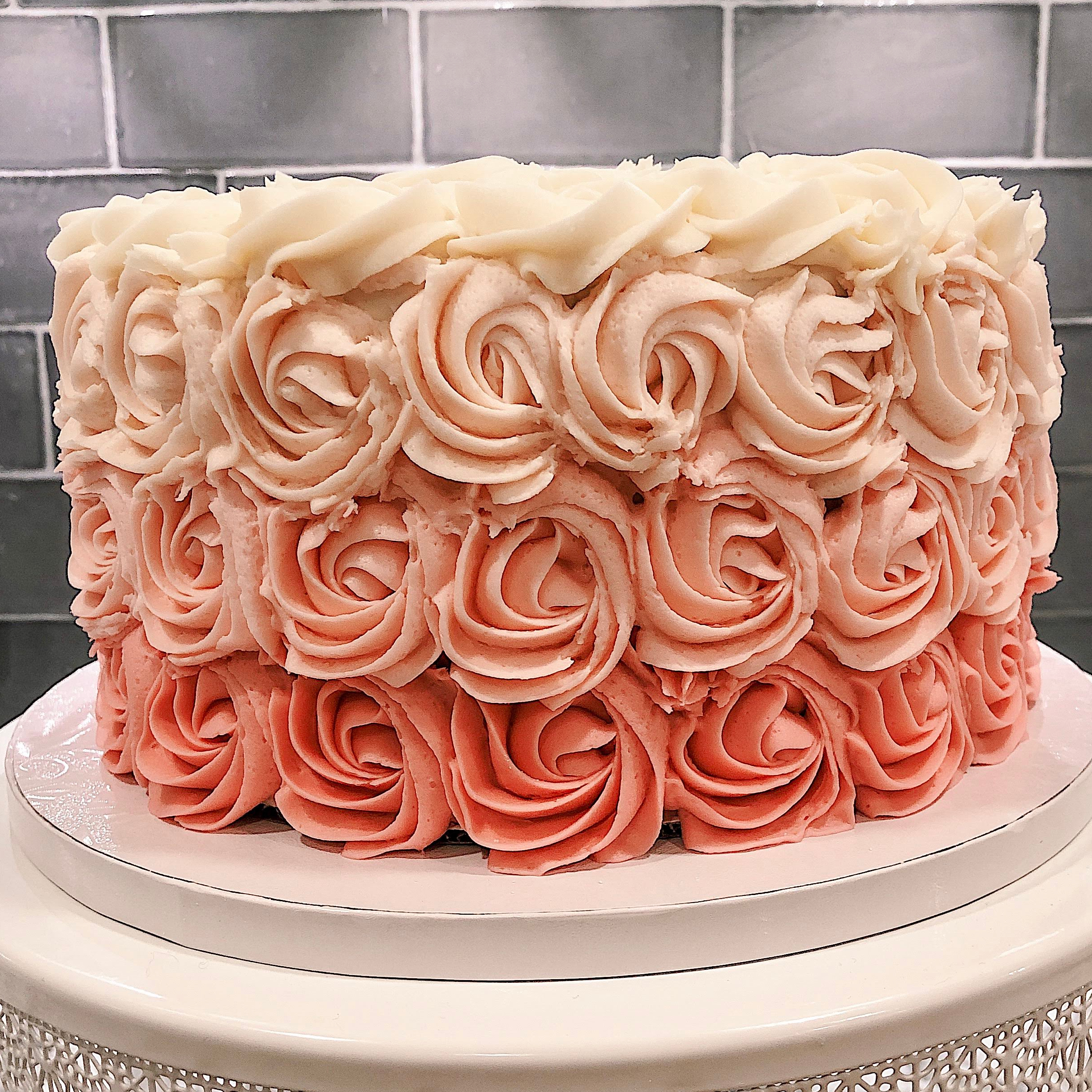 Buttercream rosettes
